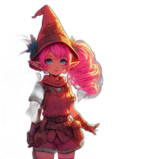 staff, hat, dress, crown transparent PNG cut-out
