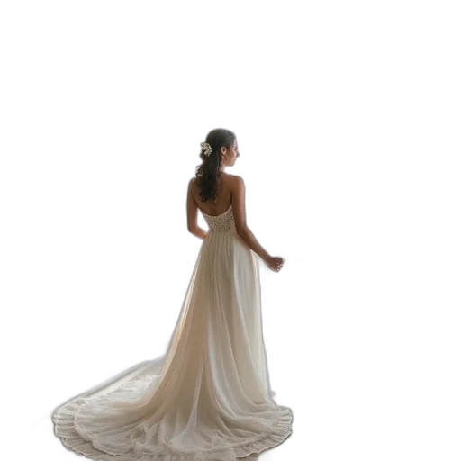 dress, jewelry, crown, staff transparent PNG cut-out