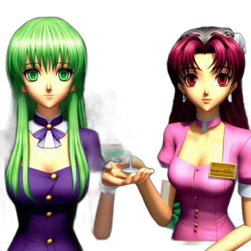 3d render, pixel art, vaporwave, concept art transparent PNG cut-out