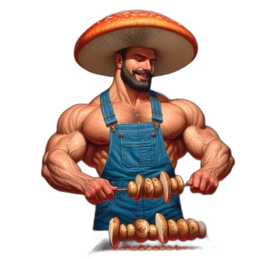 hat, food, staff, weapon transparent PNG cut-out