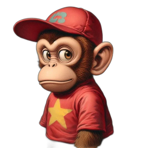 animal, staff, hat, face transparent PNG cut-out