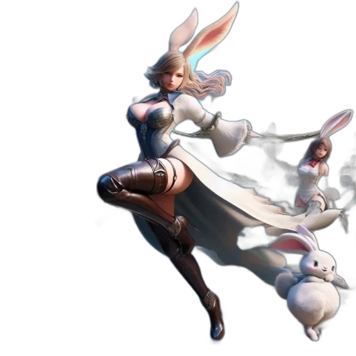 weapon, animal, concept art, 3d render transparent PNG cut-out