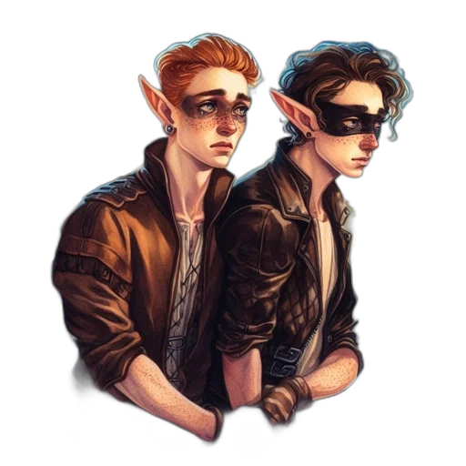 jacket, concept art, comic book art, fantasy art transparent PNG cut-out