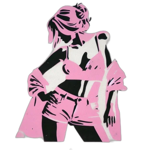 jacket, dress, umbrella, vaporwave transparent PNG cut-out