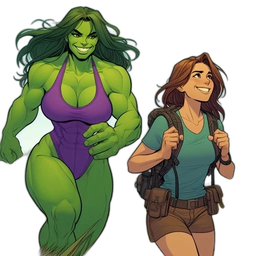 comic book art, concept art, pixel art, fantasy art transparent PNG cut-out