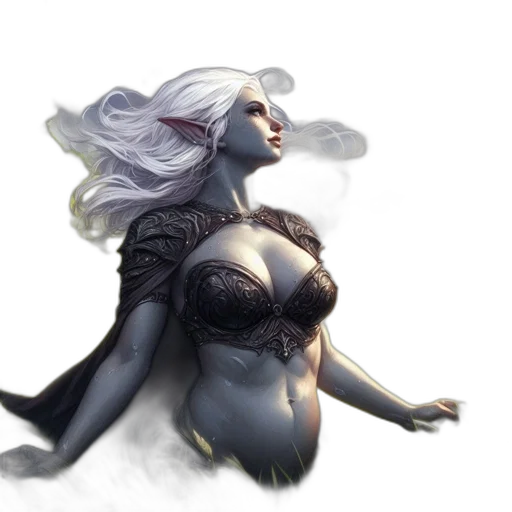 dragon, dress, fantasy art, concept art transparent PNG cut-out