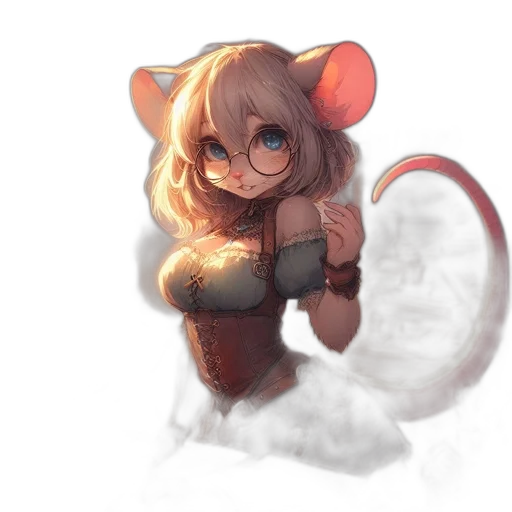 staff, creature, hat, animal transparent PNG cut-out