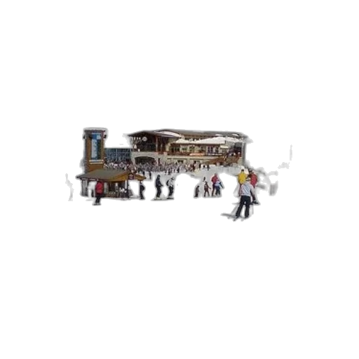 staff, building, food, 3d render transparent PNG cut-out