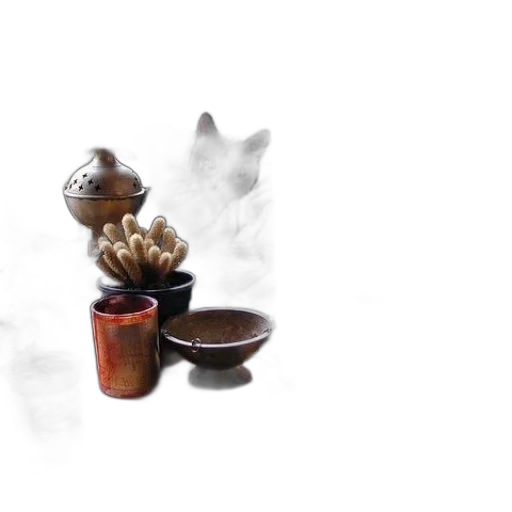 food, dragon, mask, staff transparent PNG cut-out