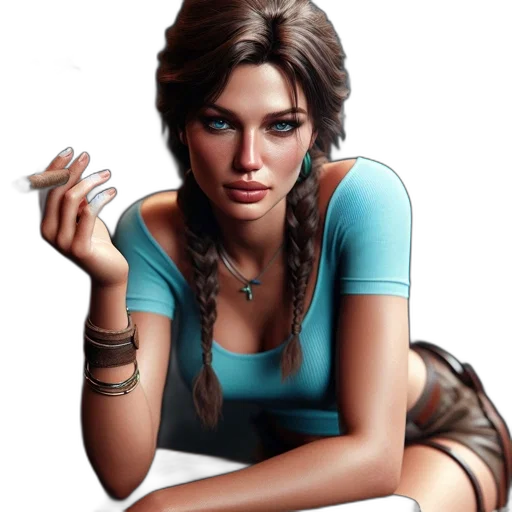 jewelry, face, photorealistic, fantasy art transparent PNG cut-out