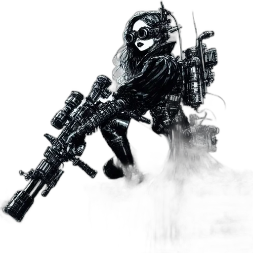 weapon, robot, animal, staff transparent PNG cut-out