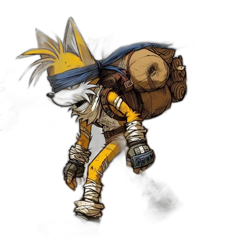 weapon, robot, staff, concept art transparent PNG cut-out