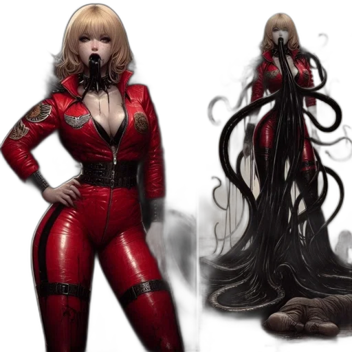 concept art, comic book art, fantasy art, 3d render transparent PNG cut-out