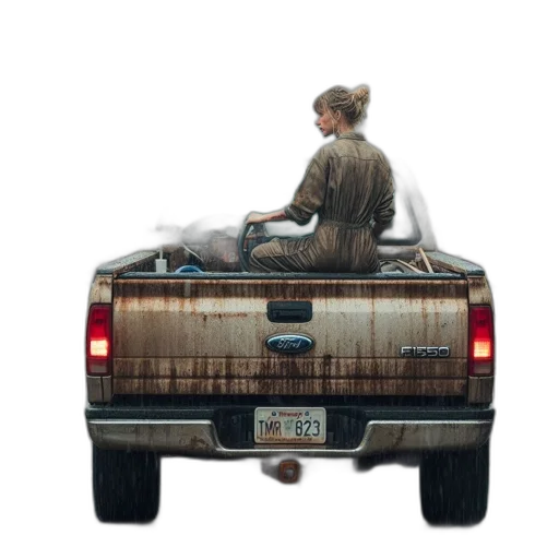 car, furniture, hair, concept art transparent PNG cut-out
