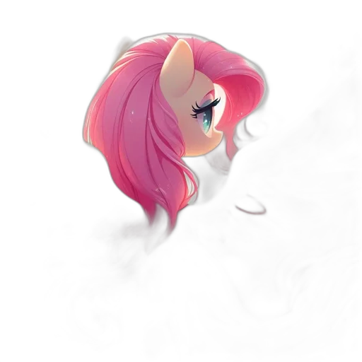 hair, creature, staff, face transparent PNG cut-out