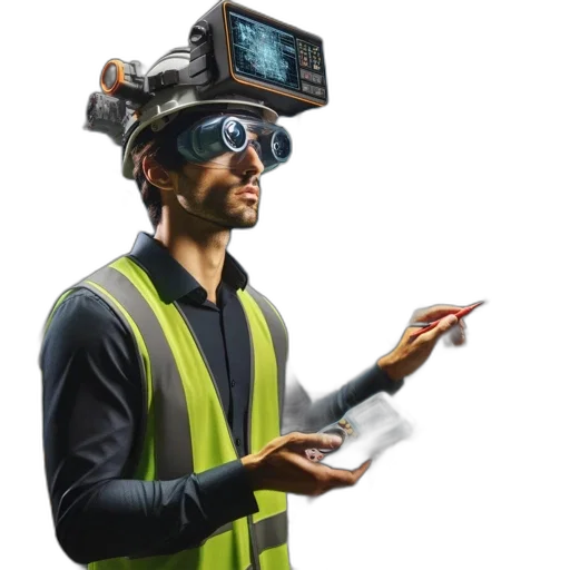 robot, staff, face, mask transparent PNG cut-out