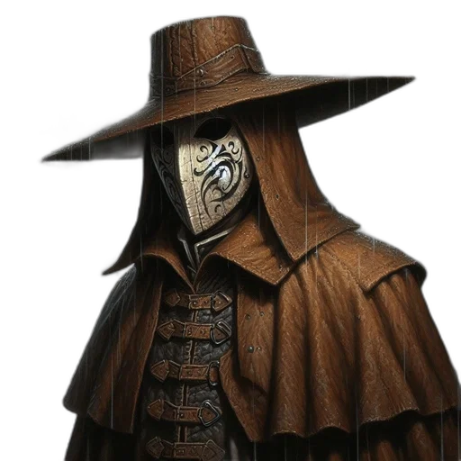 mask, hat, jacket, face transparent PNG cut-out