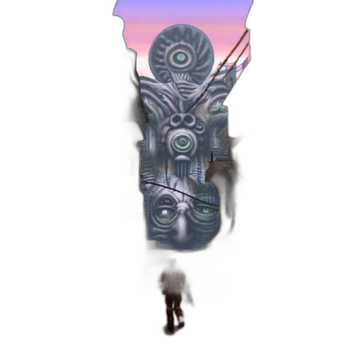 robot, weapon, staff, sword transparent PNG cut-out