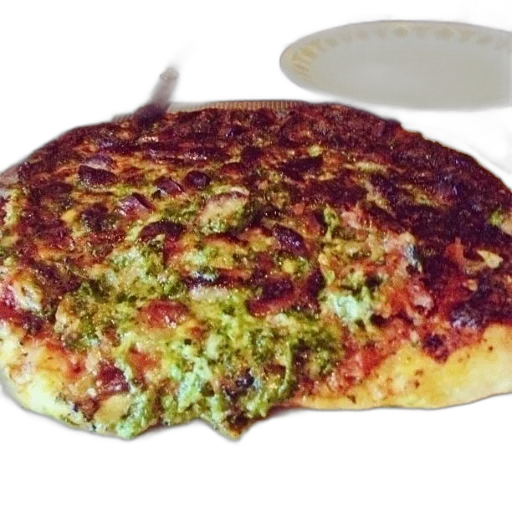 food, 3d render, photorealistic, pizza transparent PNG cut-out