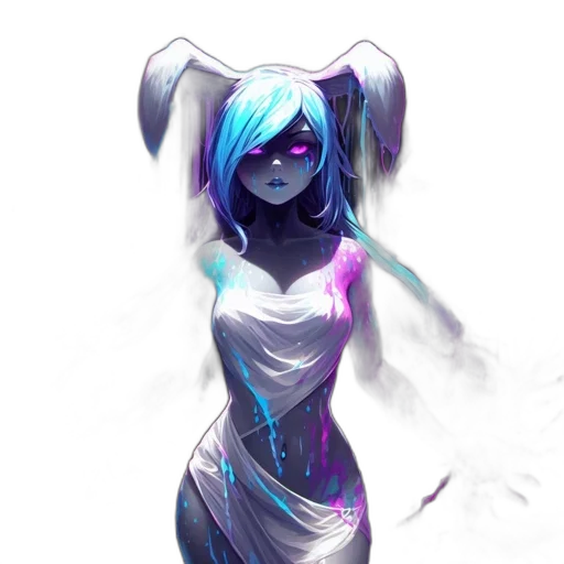 dress, robot, staff, mask transparent PNG cut-out