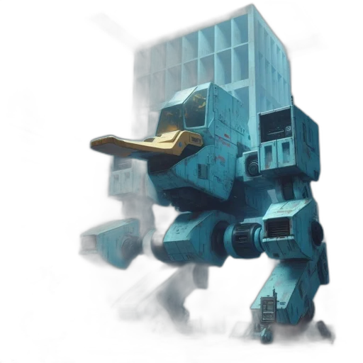 robot, weapon, building, creature transparent PNG cut-out