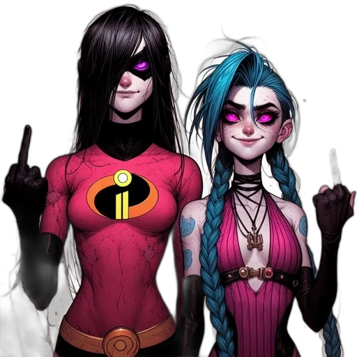 comic book art, concept art, cartoon, fantasy art transparent PNG cut-out