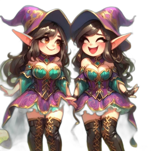 hat, staff, mask, fantasy art transparent PNG cut-out