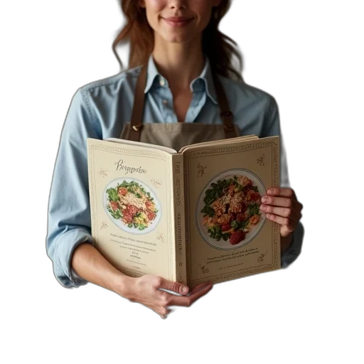 food, staff, woman, apron transparent PNG cut-out