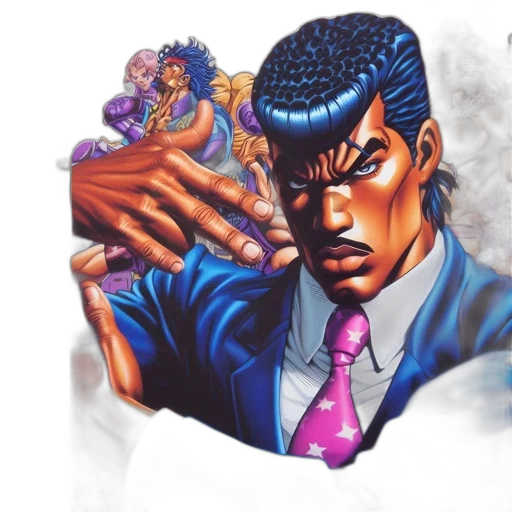 jacket, face, concept art, comic book art transparent PNG cut-out
