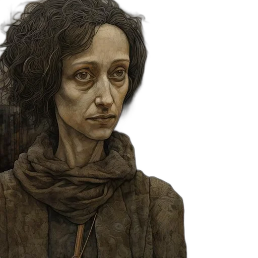 face, concept art, photorealistic, fantasy art transparent PNG cut-out