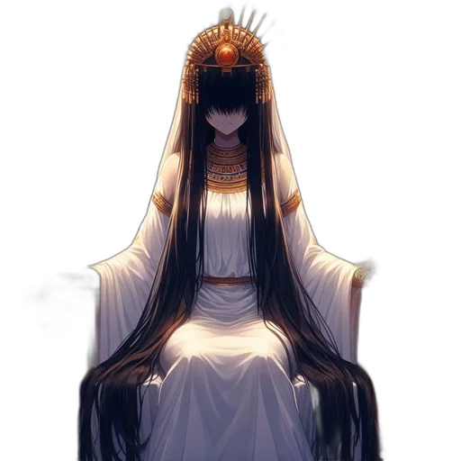 crown, dress, jewelry, staff transparent PNG cut-out
