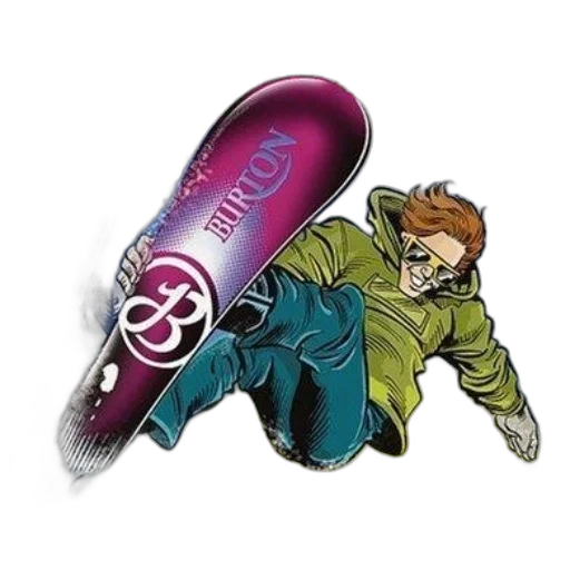 jacket, weapon, staff, comic book art transparent PNG cut-out