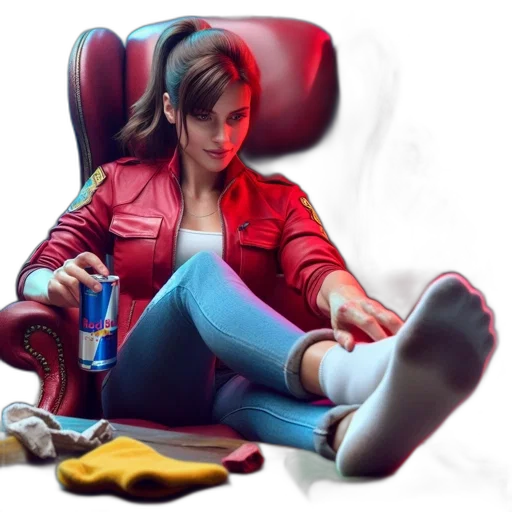 jacket, furniture, concept art, photorealistic transparent PNG cut-out