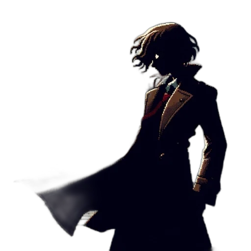 jacket, staff, robot, sword transparent PNG cut-out