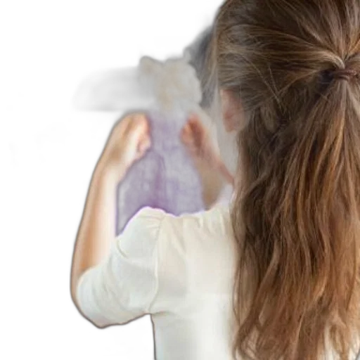 hair, staff, photorealistic, young transparent PNG cut-out