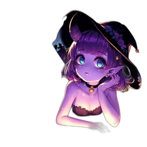 staff, crown, creature, hat transparent PNG cut-out