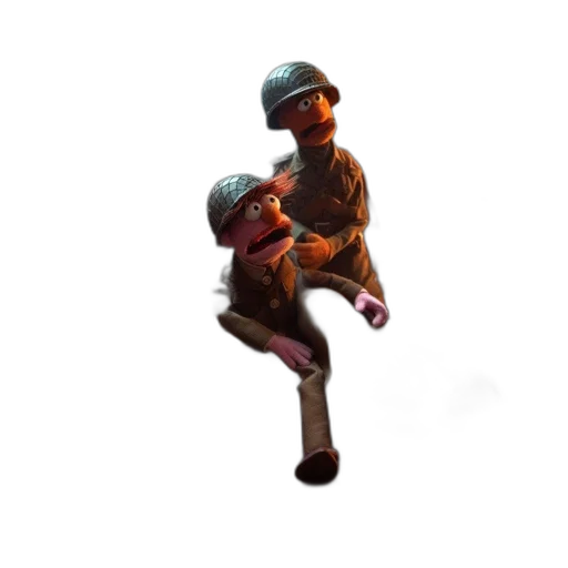 weapon, staff, robot, hat transparent PNG cut-out