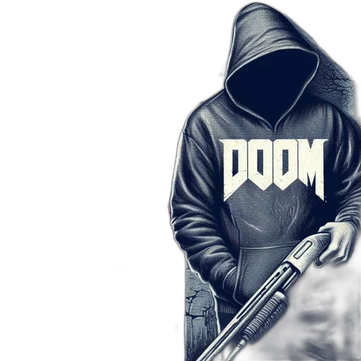 weapon, jacket, comic book art, concept art transparent PNG cut-out