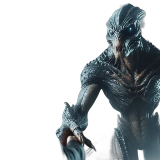 creature, concept art, 3d render, fantasy art transparent PNG cut-out