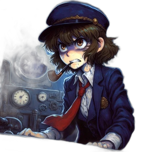 staff, hat, weapon, face transparent PNG cut-out