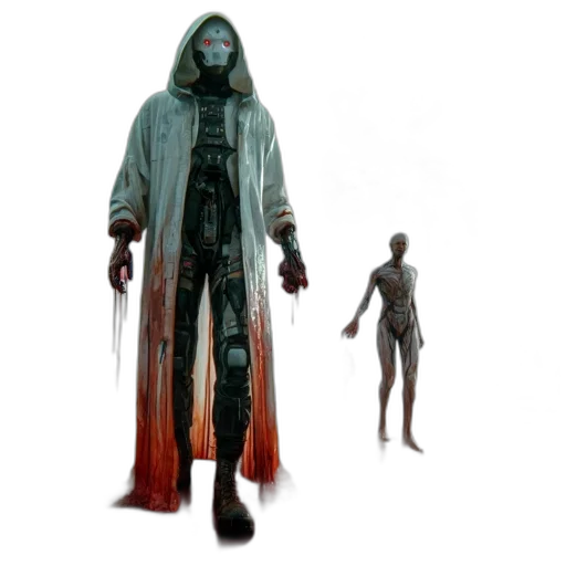 creature, staff, concept art, fantasy art transparent PNG cut-out