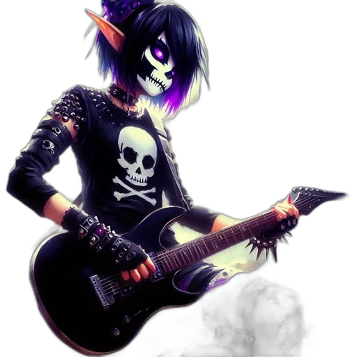weapon, jacket, mask, fantasy art transparent PNG cut-out
