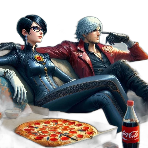 food, jacket, concept art, comic book art transparent PNG cut-out