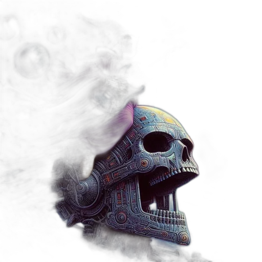 mask, robot, weapon, face transparent PNG cut-out