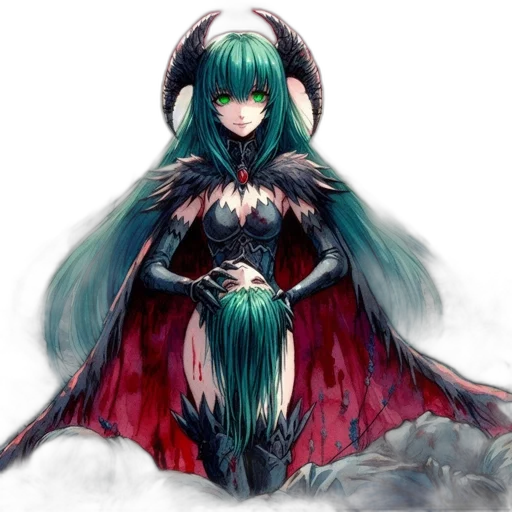 dragon, dress, creature, weapon transparent PNG cut-out