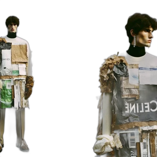 jacket, concept art, 3d render, cyberpunk transparent PNG cut-out