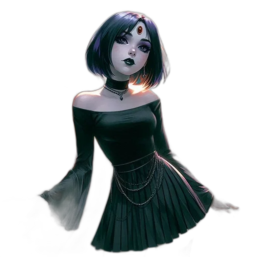 dress, jewelry, mask, robot transparent PNG cut-out