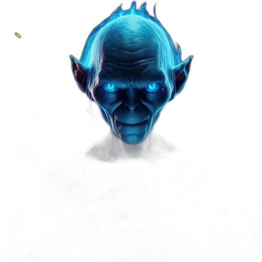 mask, face, creature, staff transparent PNG cut-out