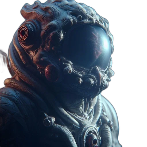 mask, face, creature, robot transparent PNG cut-out