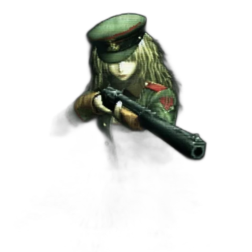 weapon, staff, hat, creature transparent PNG cut-out